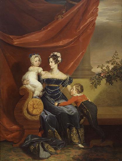 George Dawe Charlotte of Prussia with children oil painting picture